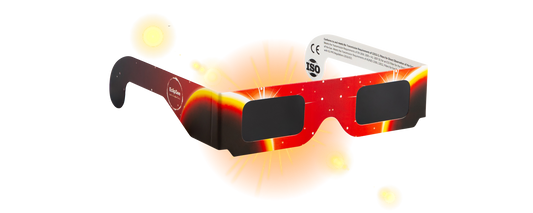 EclipSee Solar Eclipse Glasses Approved Paper Solar Eclipse Sunglasses - CE & ISO Certified Solar Eclipse Glasses, Solar Eclipse Viewing Glasses for Kids & Adults