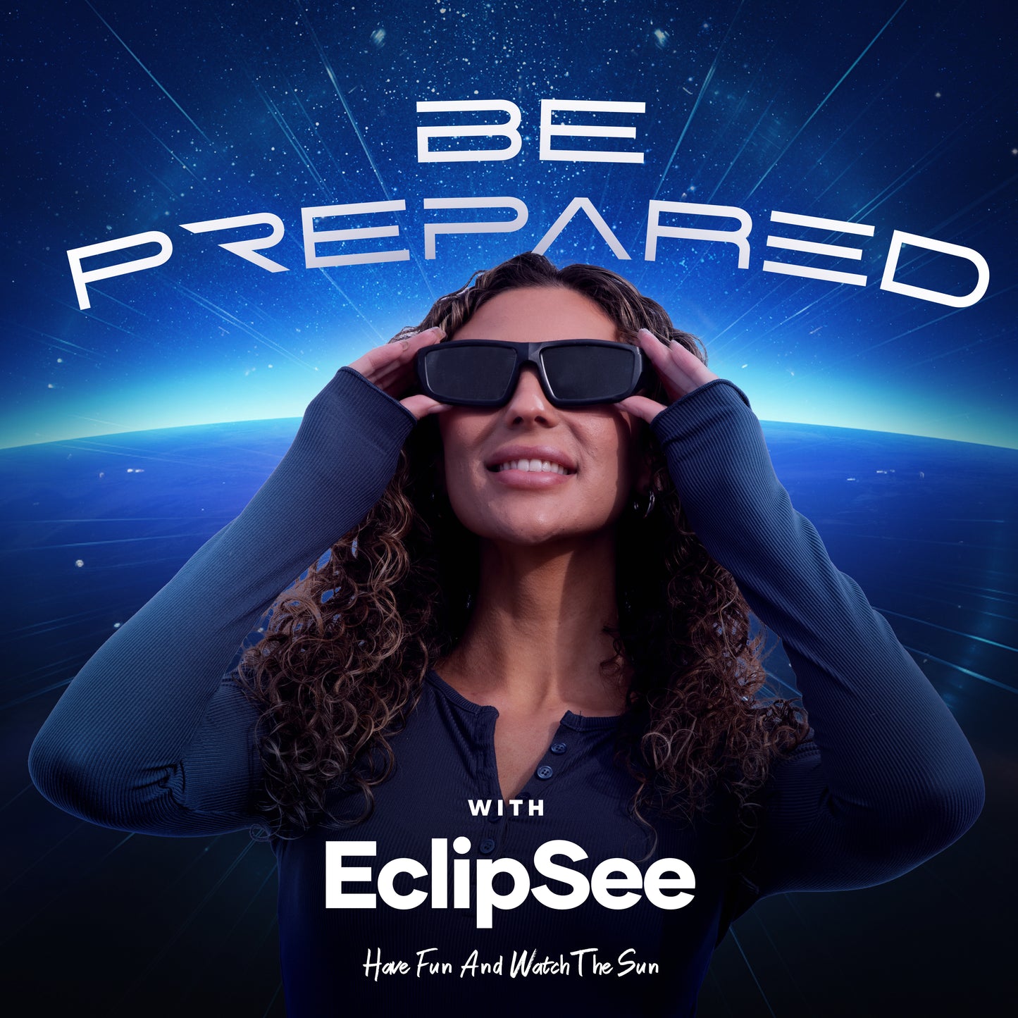 EclipSee Solar Eclipse Glasses Approved Plastic Solar Eclipse Viewing Glasses - CE & ISO Certified Solar Eclipse Glasses, Solar Eclipse Sunglasses for Kids & Adults - Black - Available in 1, 3, Or 5 pack